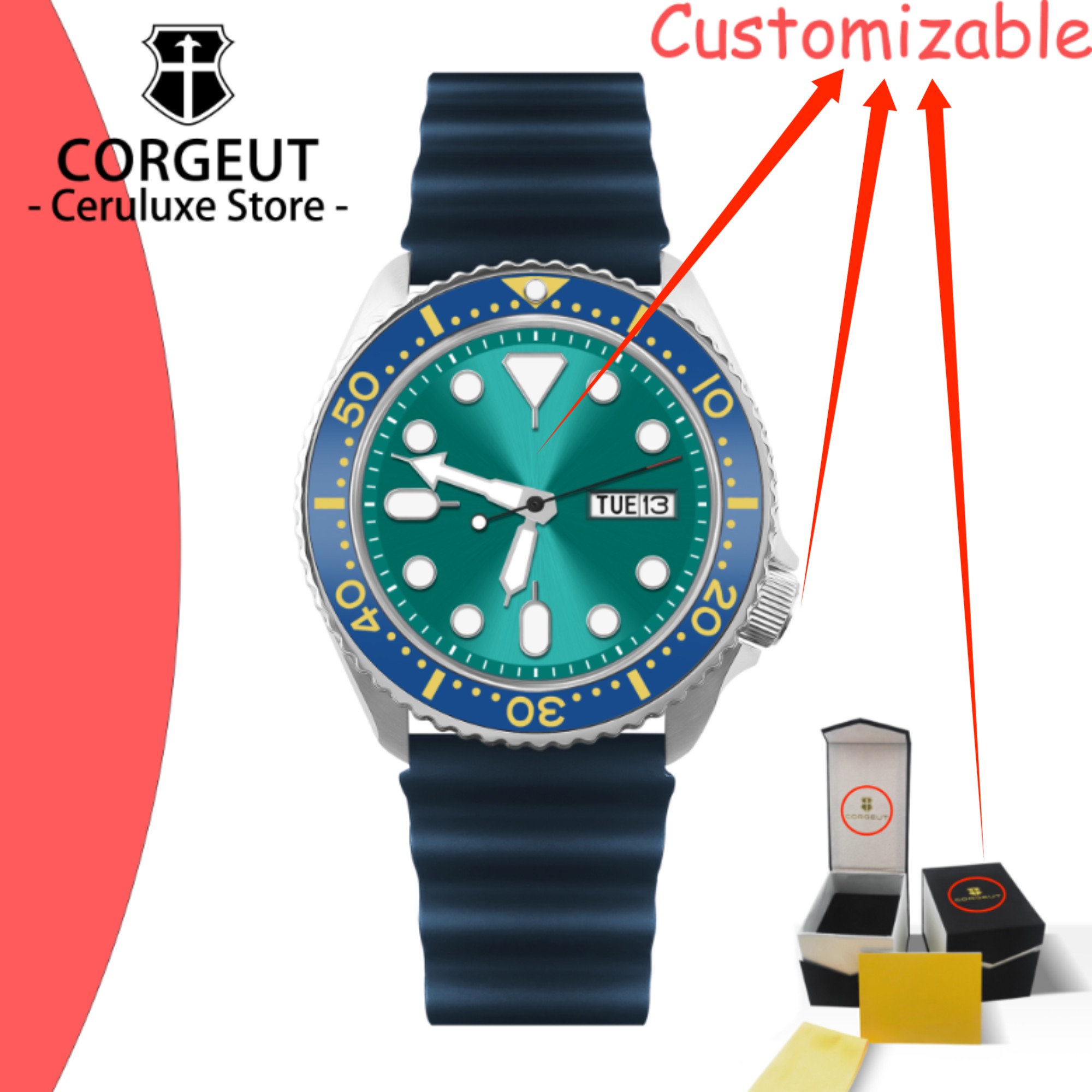 Luxury Watch Vintage - Reloj de Buceo Vintage con Logotipo