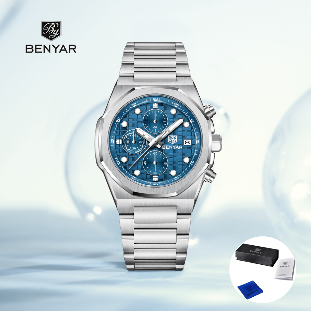 Luxury Watch Display - 2025 nuevos relojes BENYAR para hombre,