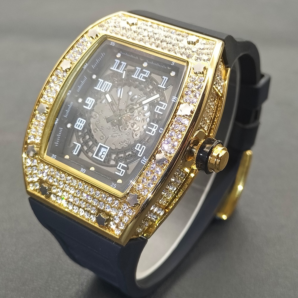 Luxury Watch With Rubber Strap - MISSFOX, nuevos relojes de pulsera para