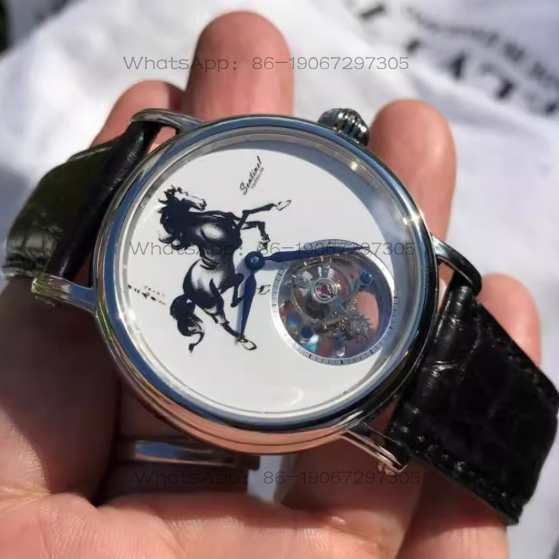 Zodiac Luxury Watch - Reloj con movimiento Tourbillon ST8000. Reloj