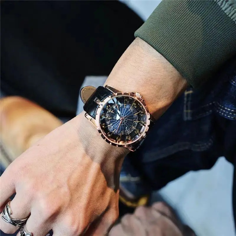 Table Watch Luxury - Reloj de hombre elegante y lujoso,