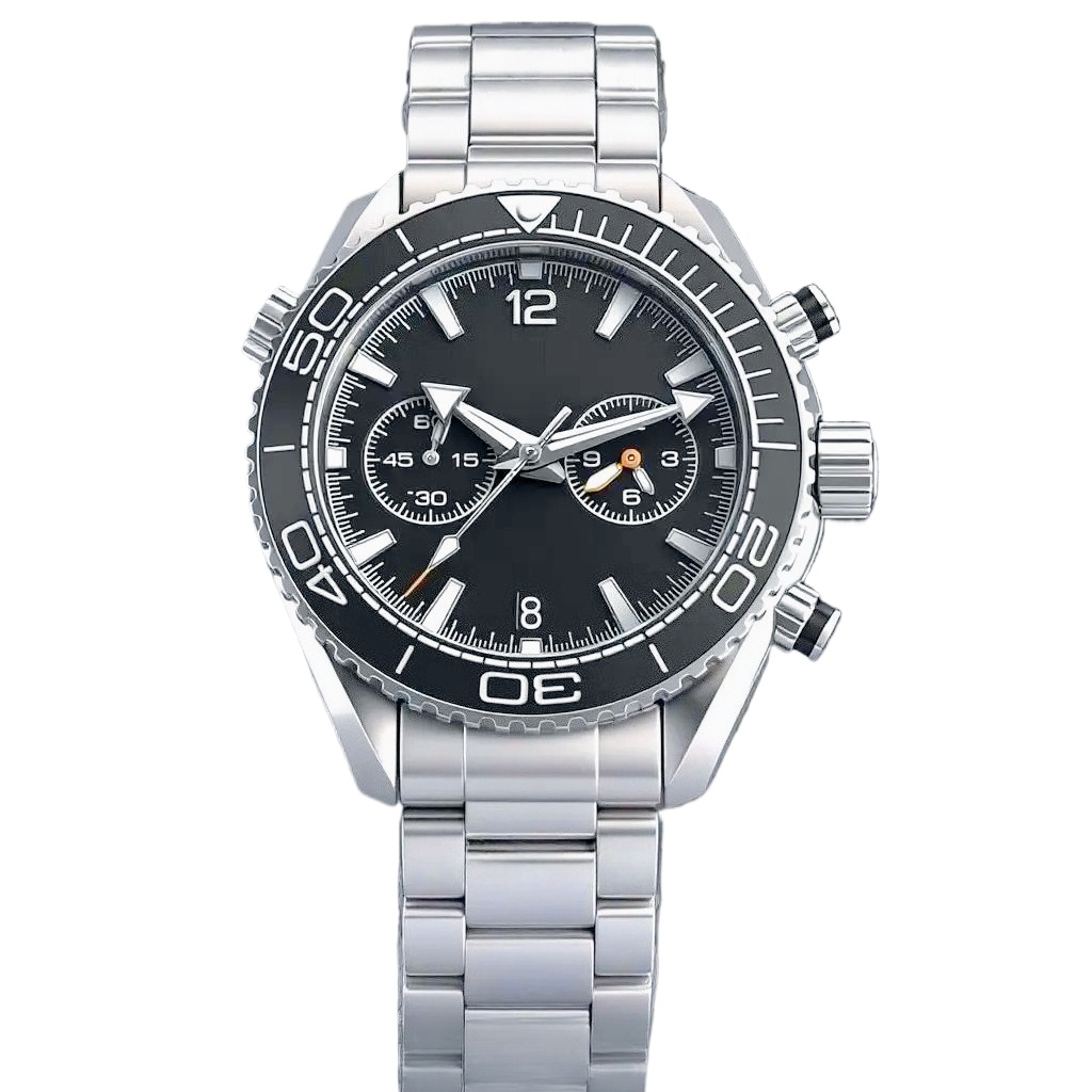 Luxury Watch Black - Caja de acero inoxidable 904L, para