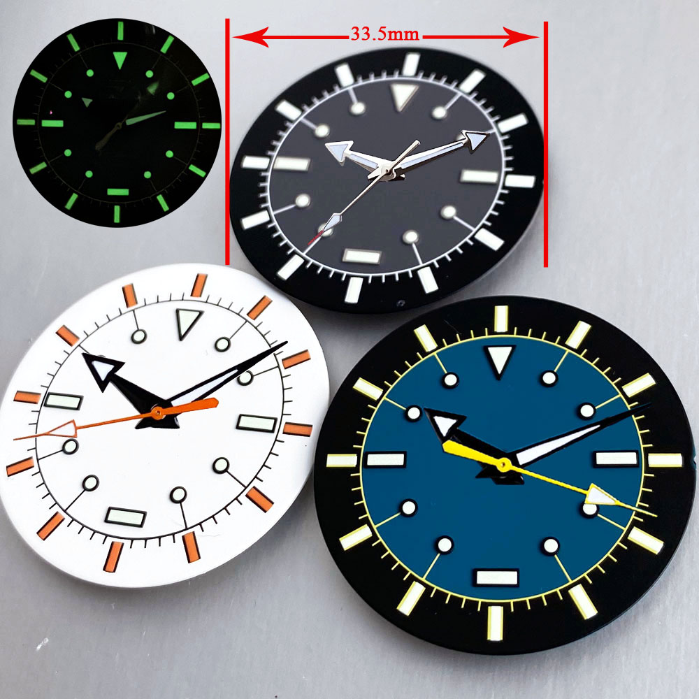 Luxury Watch White - Esfera de reloj blanca, negra y