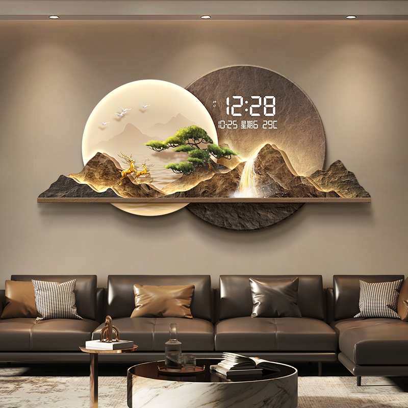 Luxury Watch House - Reloj de pared nórdico moderno, reloj