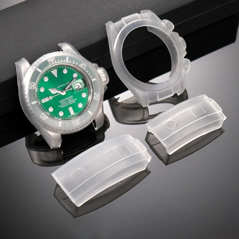 Luxury Watch Black - Funda protectora para reloj, película protectora