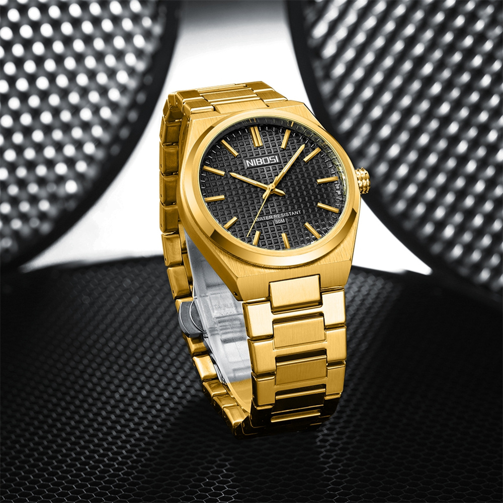 Luxury Watch Gold And Black - Reloj de lujo de marca para