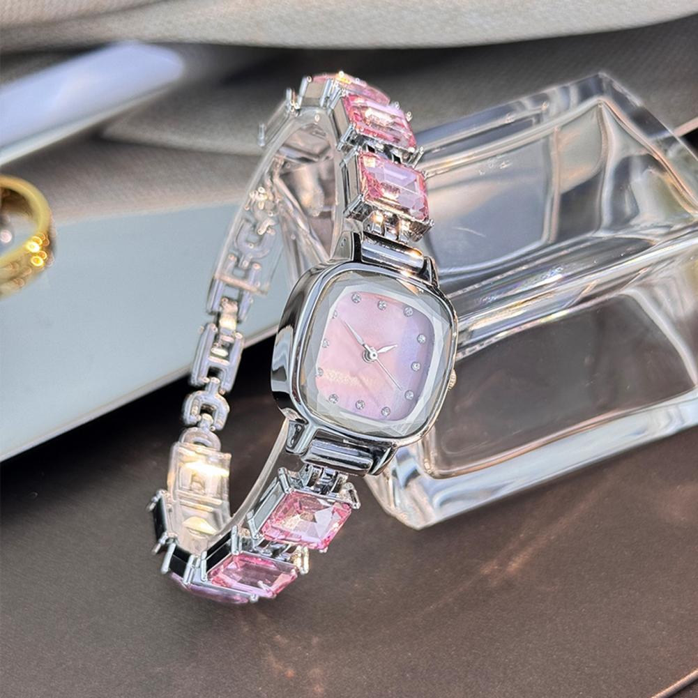 Reloj de Pulsera Brillante con - Luxury Watch Square reseña y precio