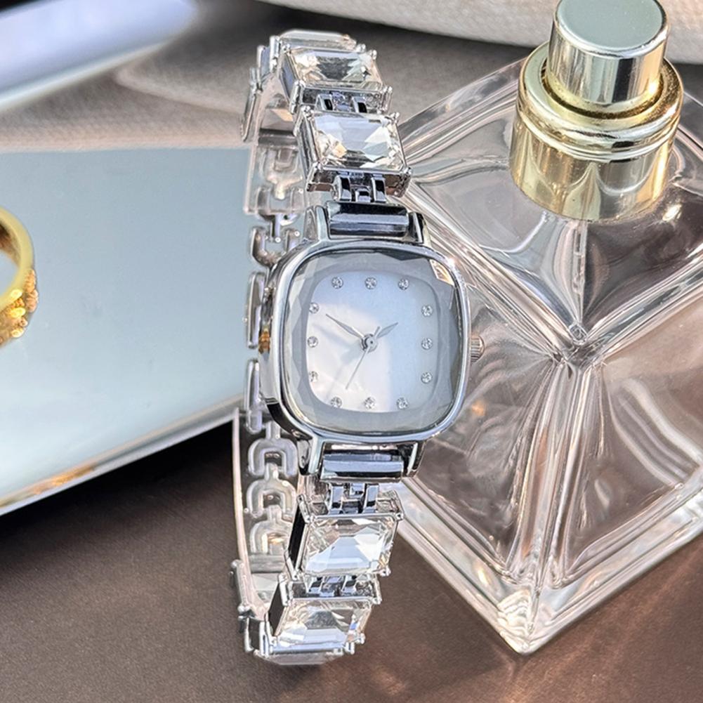 Reloj de Pulsera Brillante con - Luxury Watch Square reseña y precio