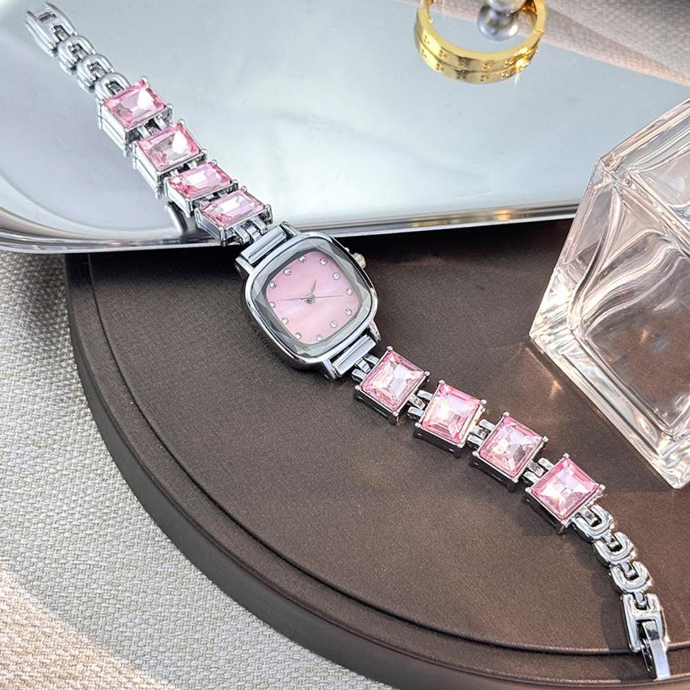 Reloj de Pulsera Brillante con - Luxury Watch Square reseña y precio