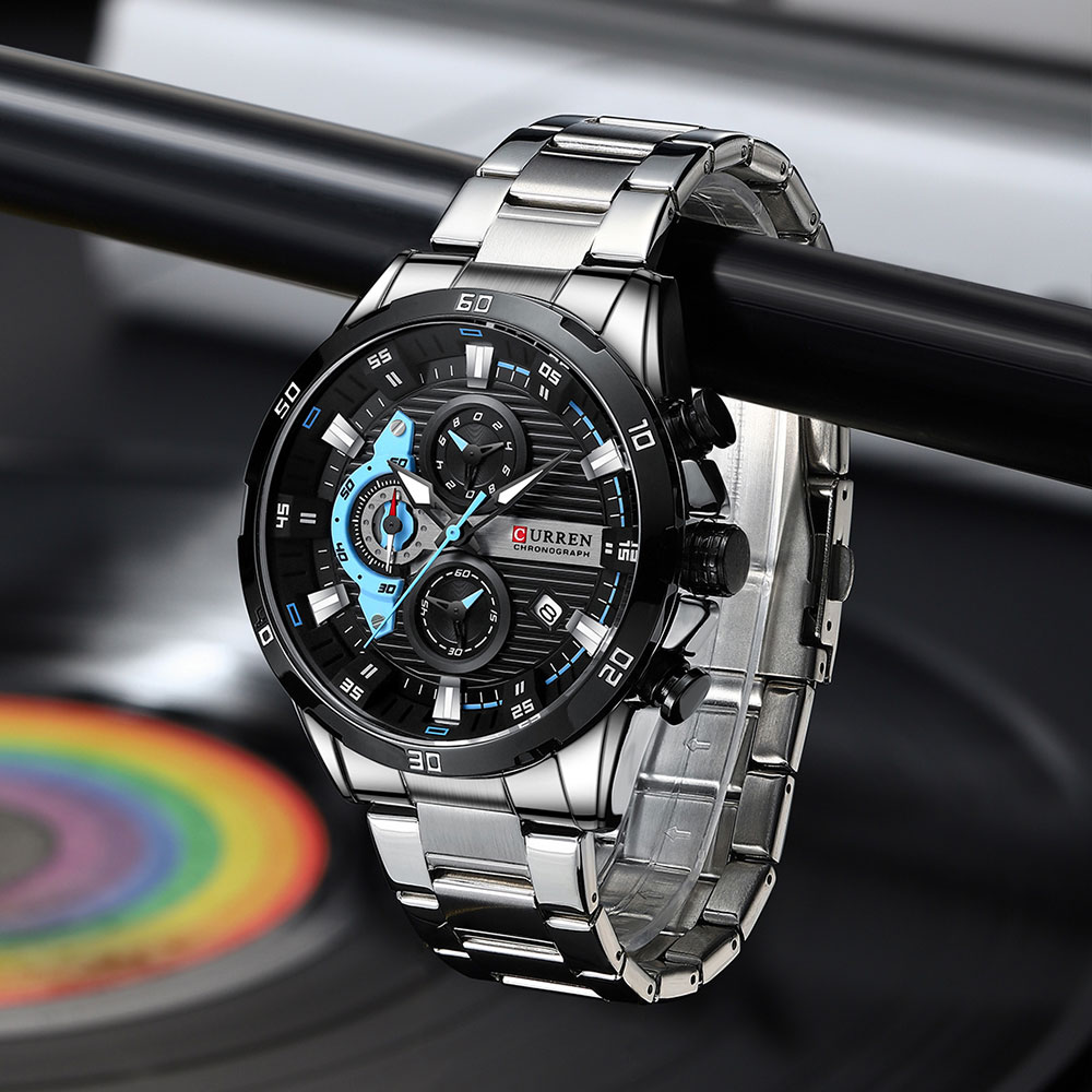 CURREN-Reloj de pulsera para h - Luxury Watch Maker reseña y precio