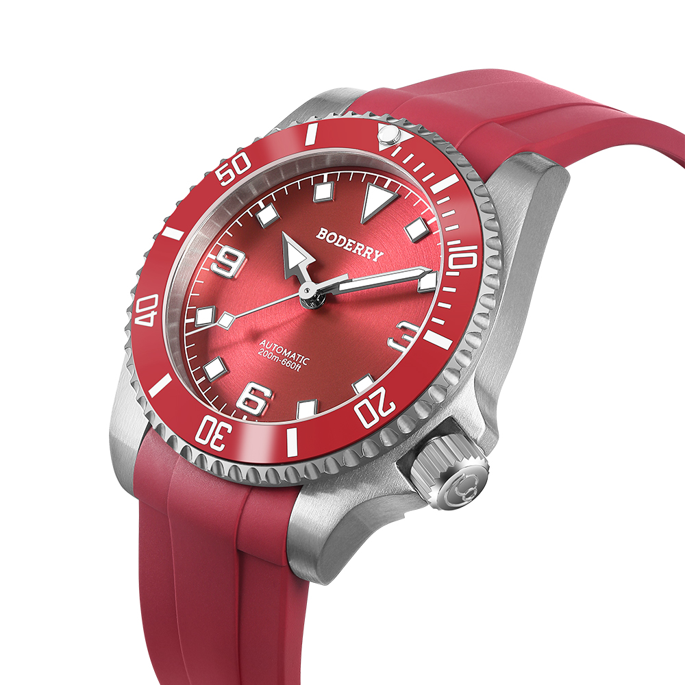 Boderry ADMIRAL Diver relojes  - Titanium Sport Watch reseña y precio