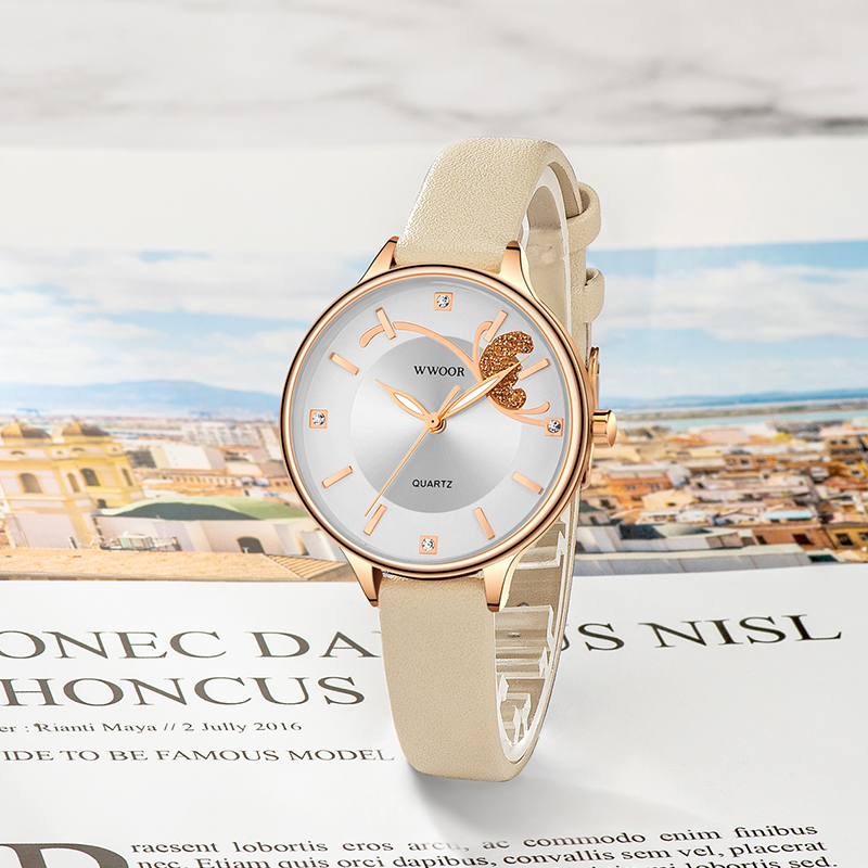 WWOOR-reloj de cuarzo impermea - Luxury Watch White reseña y precio