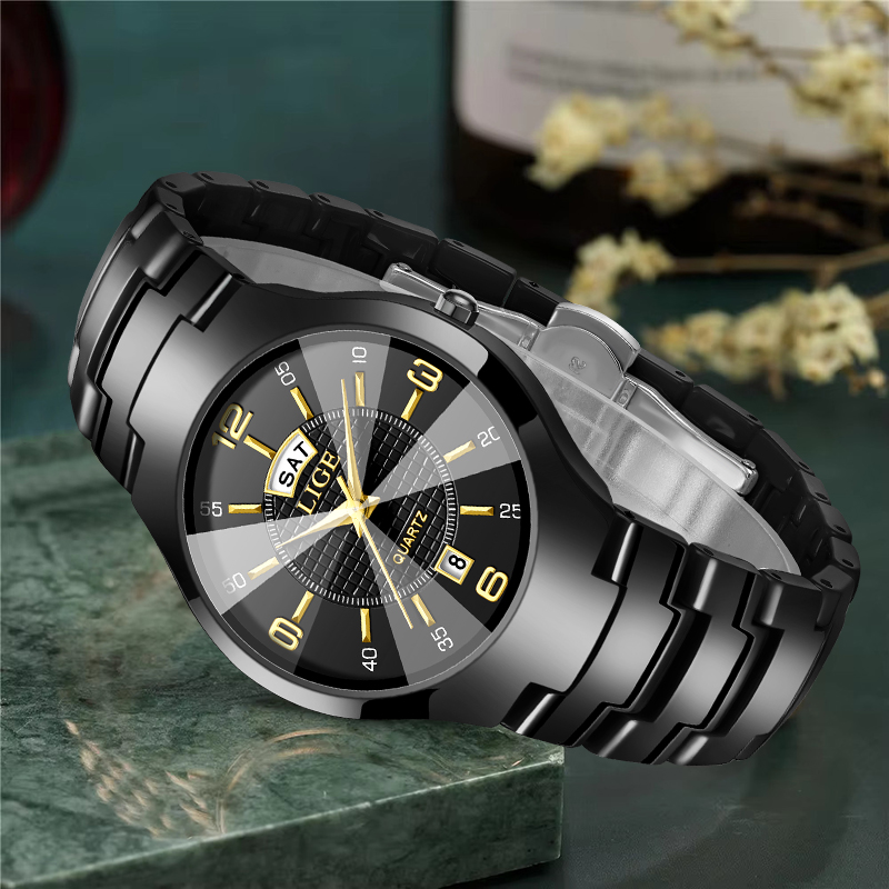 Reloj de pulsera LIGE elegante - Luxury Watch Display reseña y precio