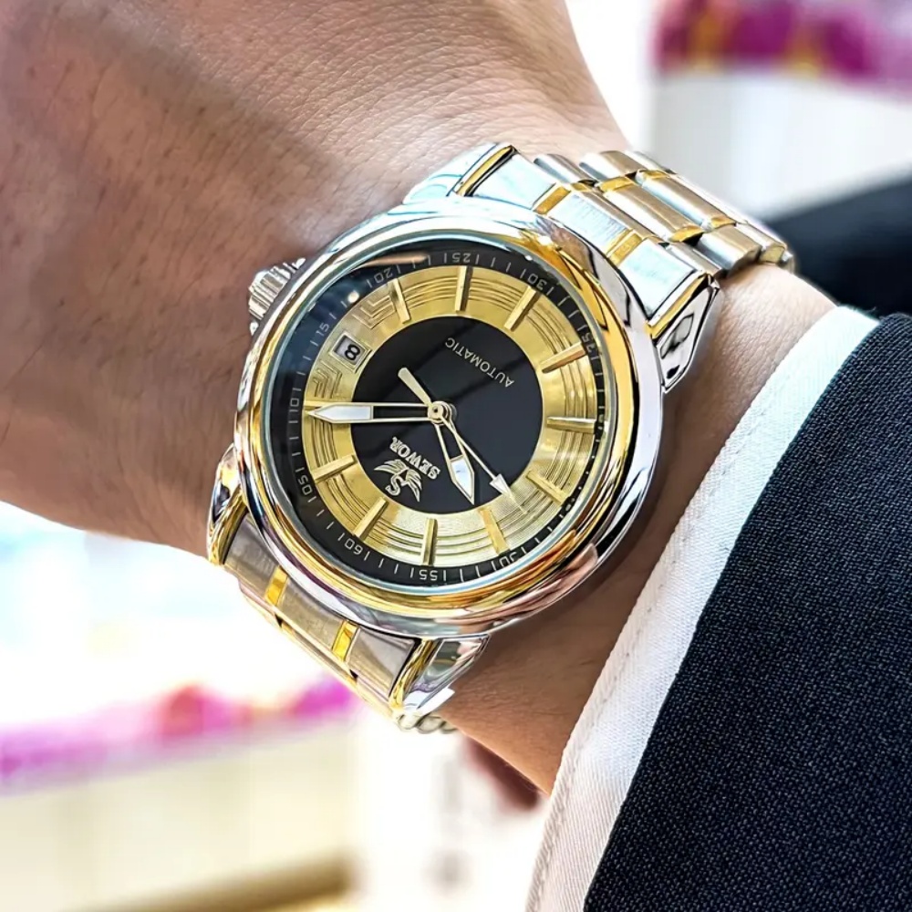 Reloj mecánico automático de a - Luxury Watch White reseña y precio