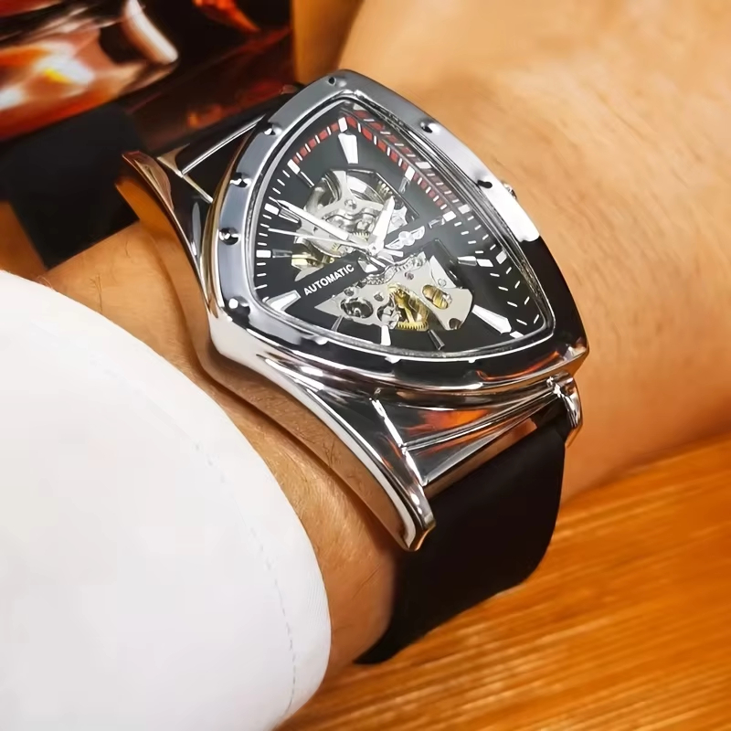 Reloj Mecánico Militar de Lujo - Luxury Watch With Rubber Strap reseña y precio