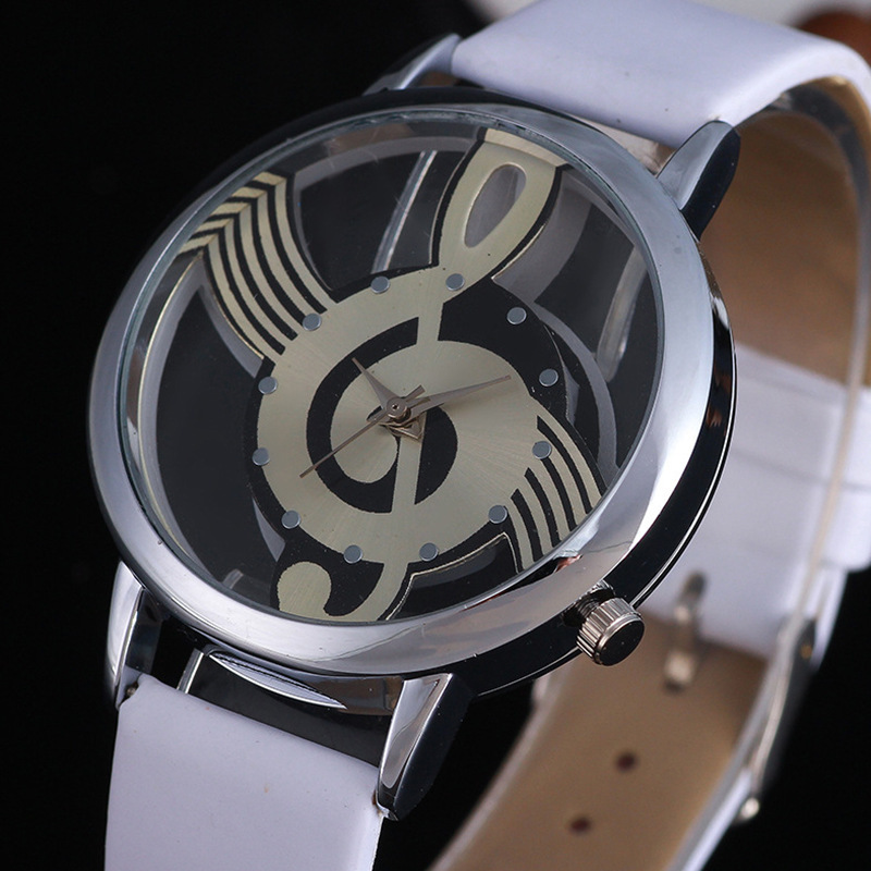 Reloj con forma de música huec - Luxury Watch White reseña y precio