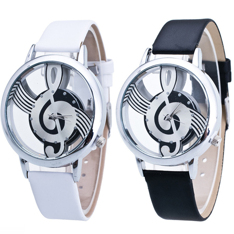 Reloj con forma de música huec - Luxury Watch White reseña y precio