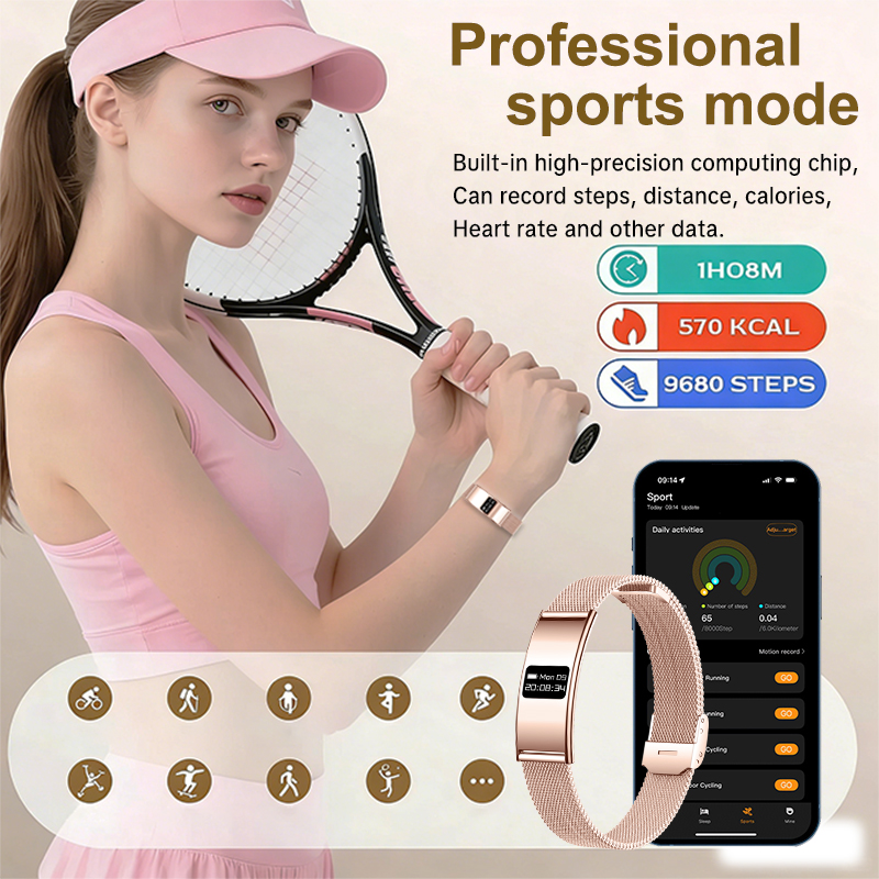 Nueva Pulsera Inteligente de M - Luxury Watch White reseña y precio