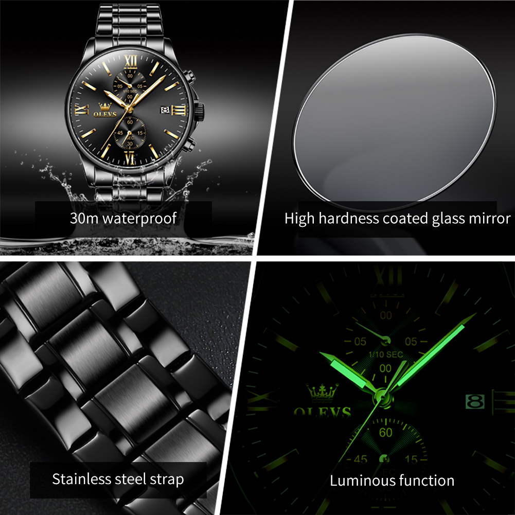 OLEVS 2886 reloj clásico de cu - Luxury Watch Manufacturers reseña y precio