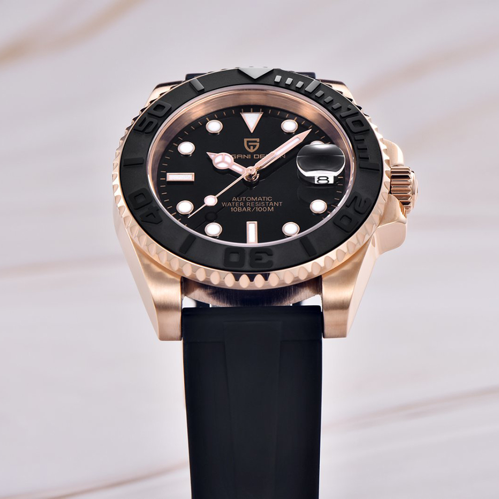 Reloj Automático PAGANI DESIGN - Luxury Watch Gold And Black reseña y precio