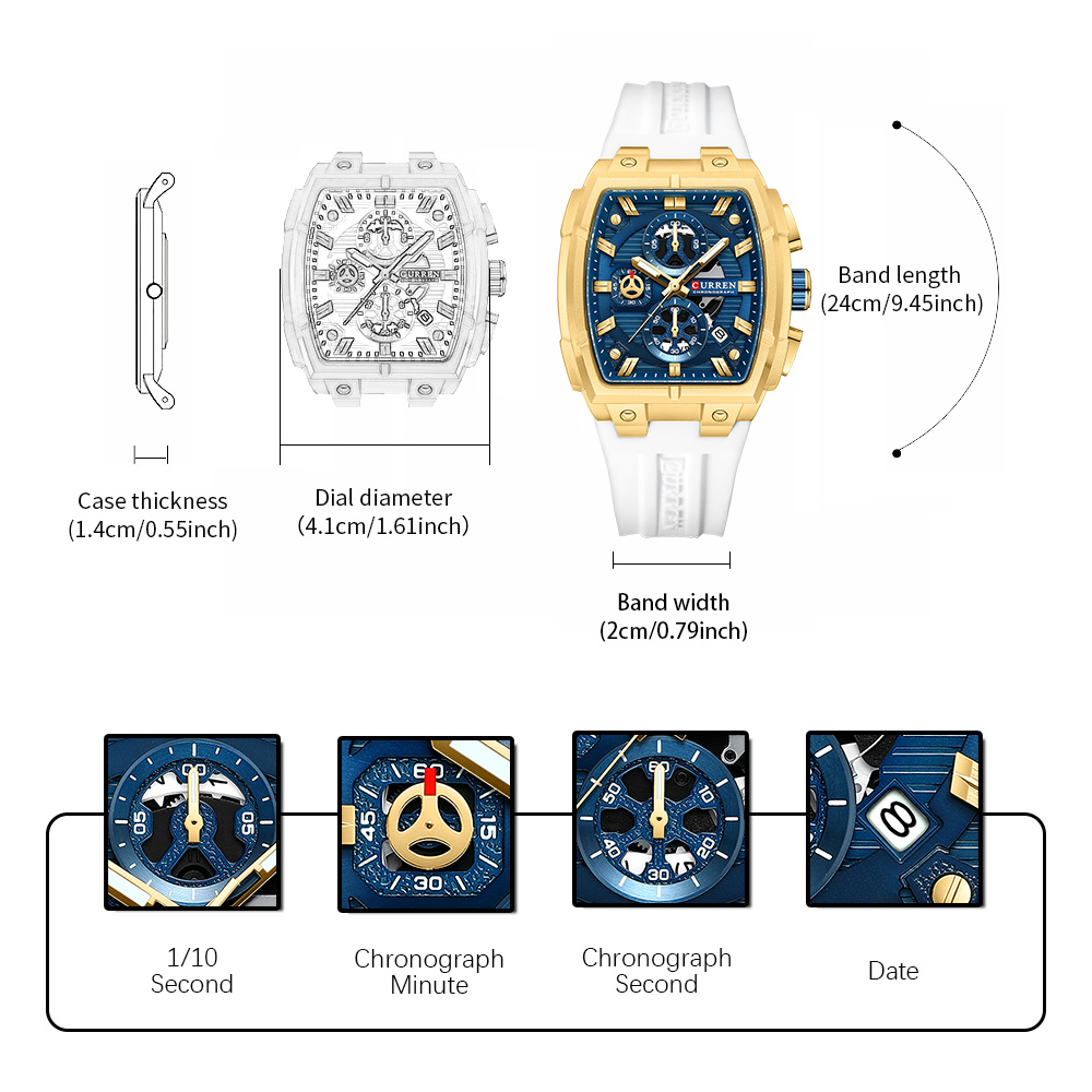 Reloj CURREN de Lujo Vintage p - Luxury Watch Vintage reseña y precio