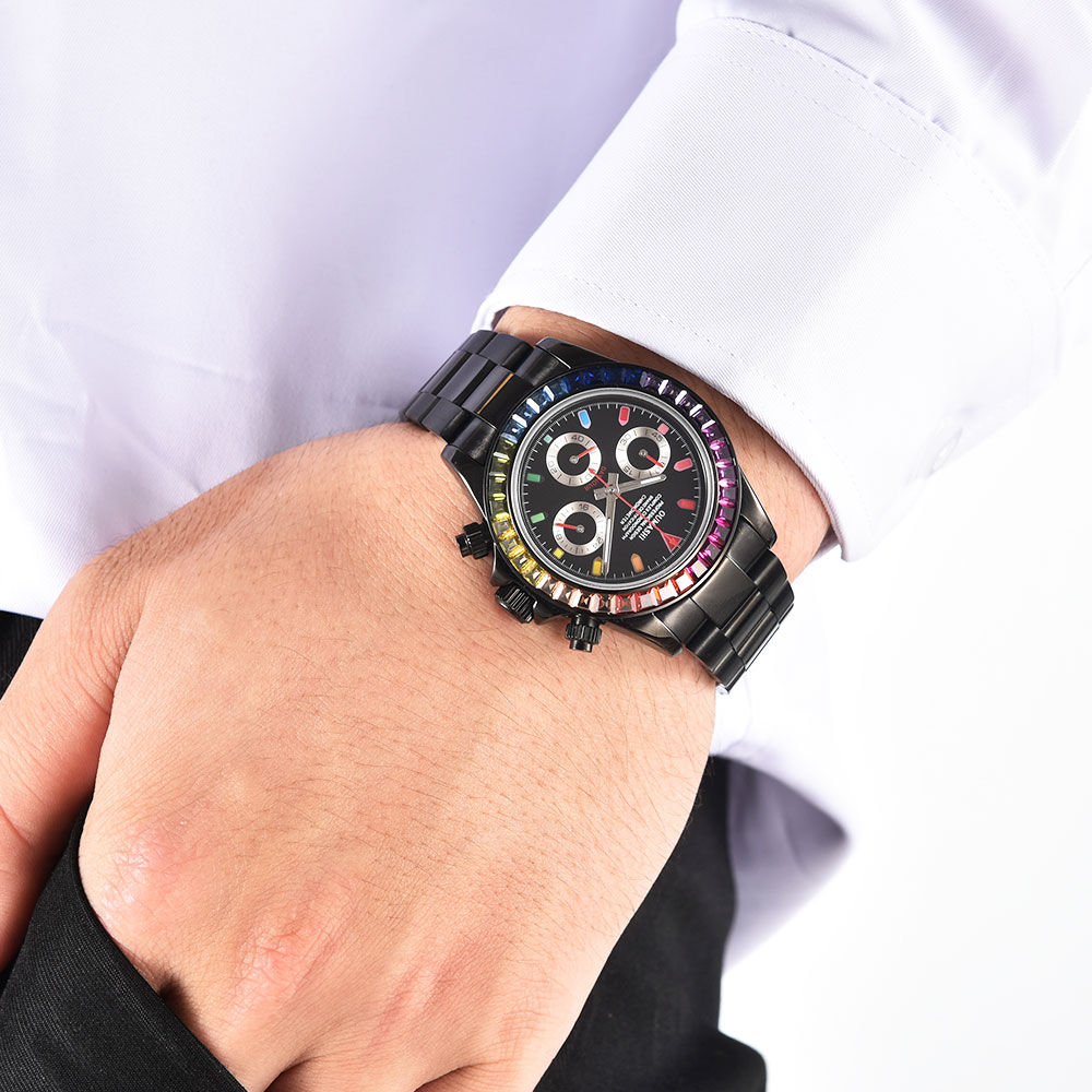 Reloj de Lujo para Hombre de 3 - Luxury Watch Black reseña y precio