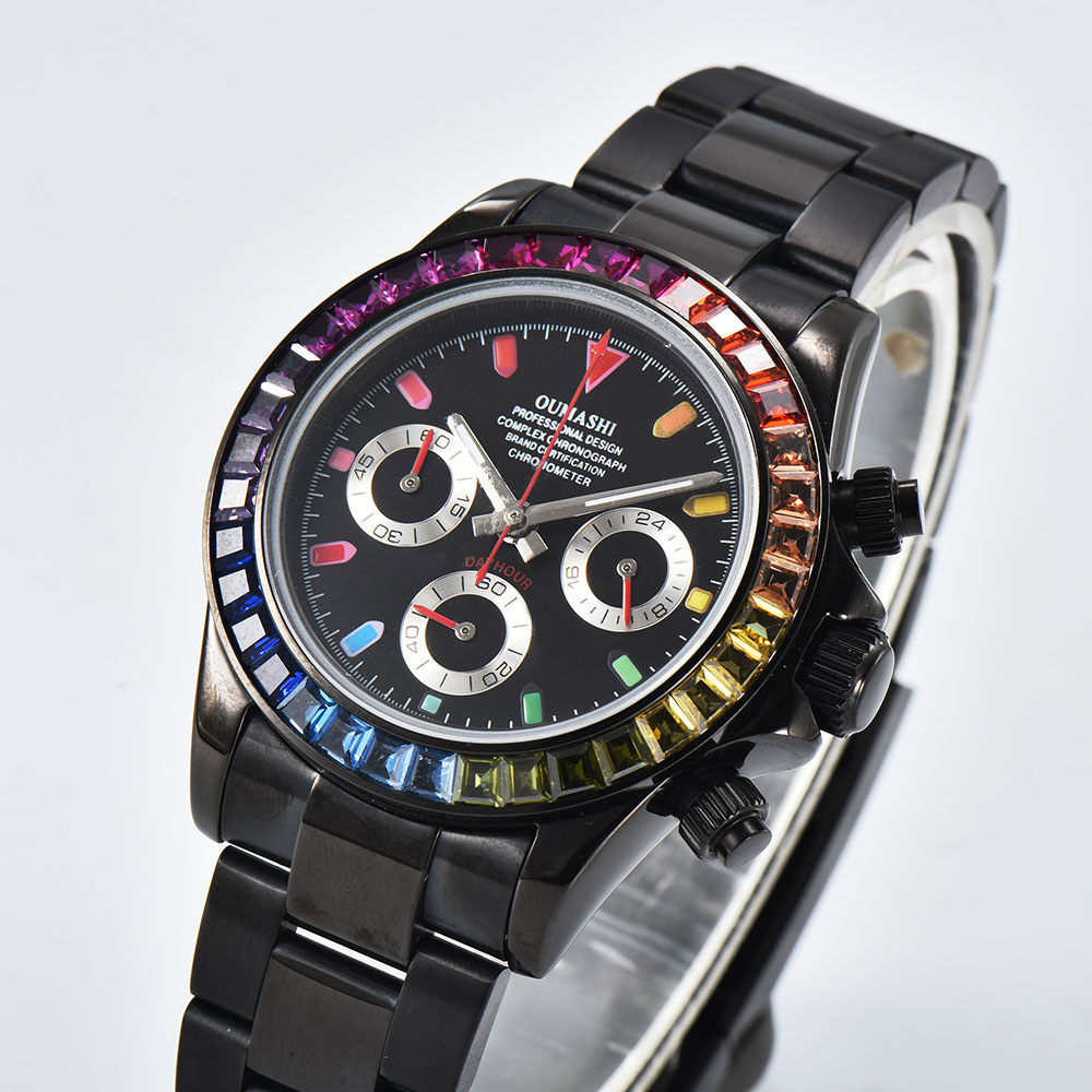 Reloj de Lujo para Hombre de 3 - Luxury Watch Black reseña y precio