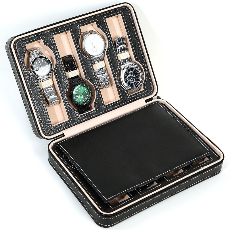Caja organizadora de relojes m - Luxury Watch Collection Box reseña y precio