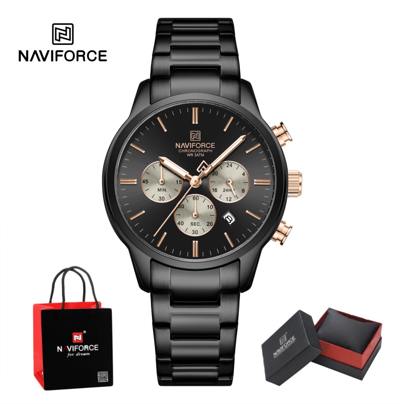 Reloj Cronógrafo de Cuarzo NAV - Luxury Watch Display reseña y precio