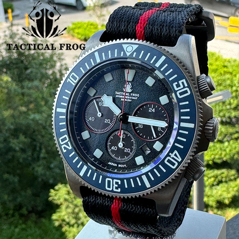 Reloj de buceo táctico Frog FX - Titanium Sport Watch reseña y precio