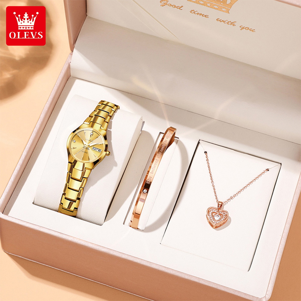 OLEVS reloj de mujer 8697 relo - Luxury Watch Display reseña y precio