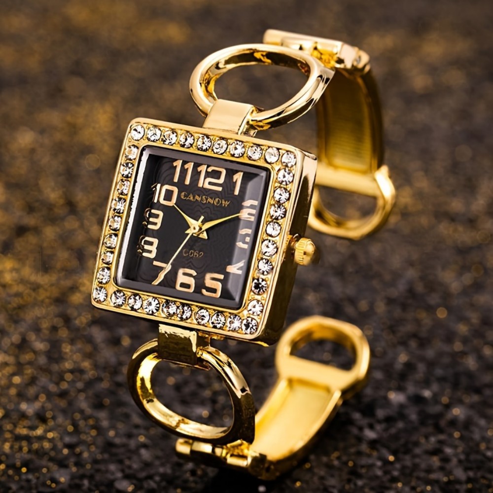 Reloj de cuarzo con esfera cua - Luxury Watch Square reseña y precio