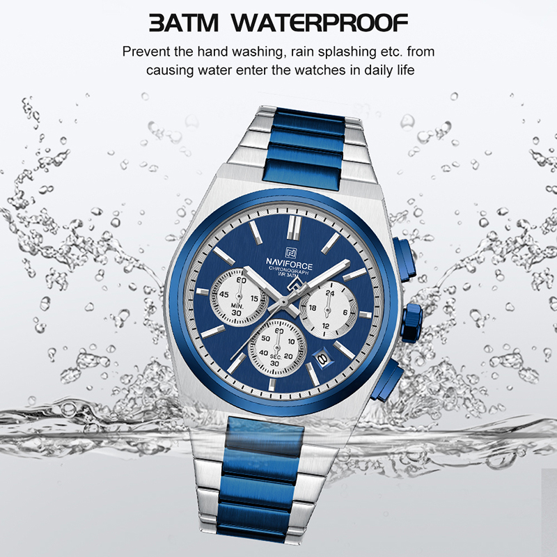 NAVIFORCE marca de tendencia c - Luxury Watch Black reseña y precio