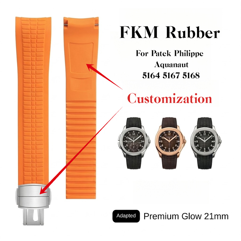 Correa de caucho FKM suave de  - Luxury Watch Patek Philippe reseña y precio