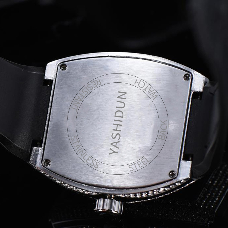 Reloj de lujo para hombre YASH - Luxury Watch With Rubber Strap reseña y precio