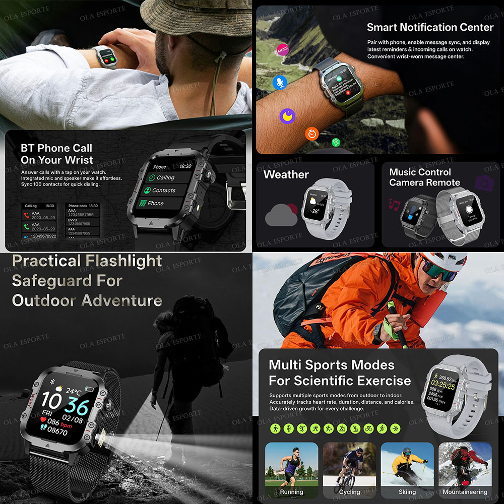 Reloj Inteligente 2026 para Ho - Titanium Sport Watch reseña y precio