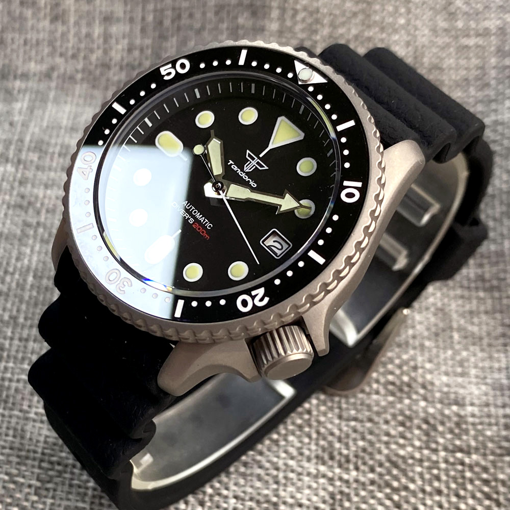 Titanium Diver NH35A negro aut - Titanium Sport Watch reseña y precio