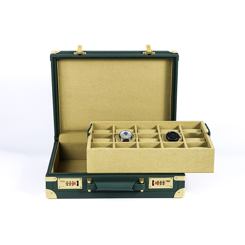 Caja de Almacenamiento y Exhib - Luxury Watch Leather reseña y precio