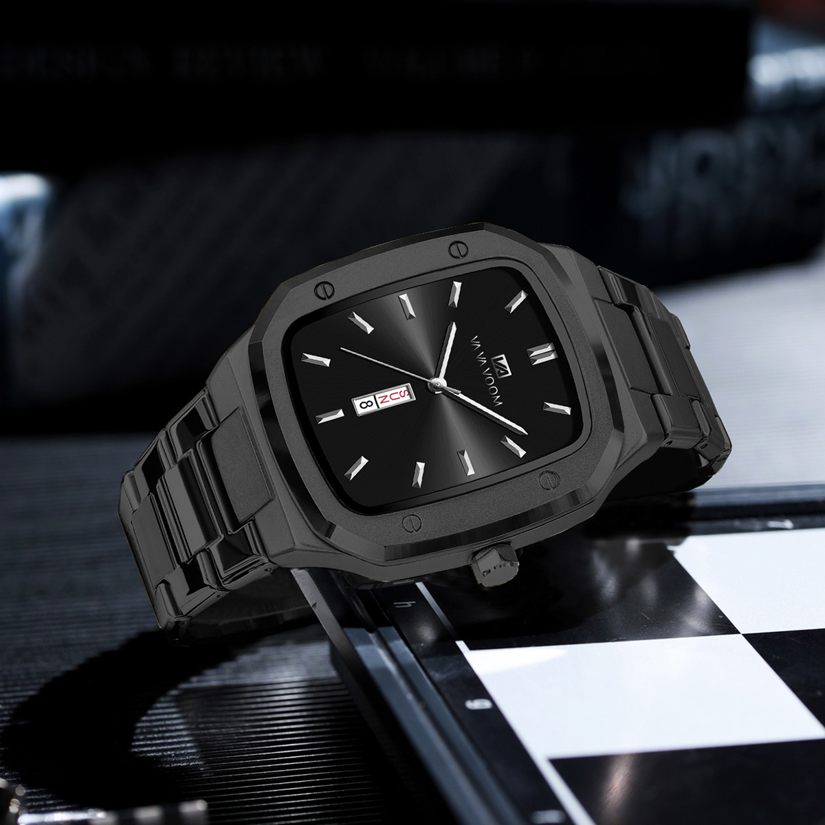 Nuevo Reloj de Cuarzo para Hom - Luxury Watch Gold And Black reseña y precio