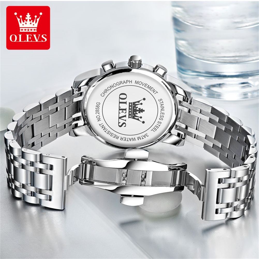 OLEVS Relojes populares para h - Luxury Watch Black reseña y precio