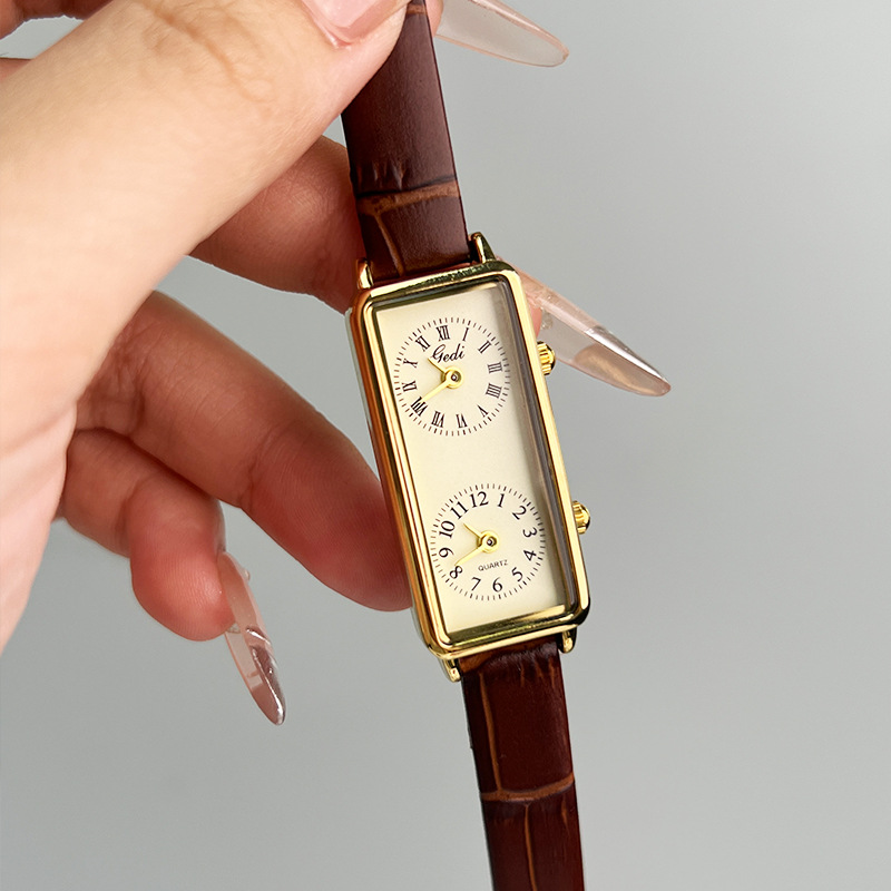 CQ549 Nuevo Reloj de Mujer Cre - Luxury Watch Square reseña y precio