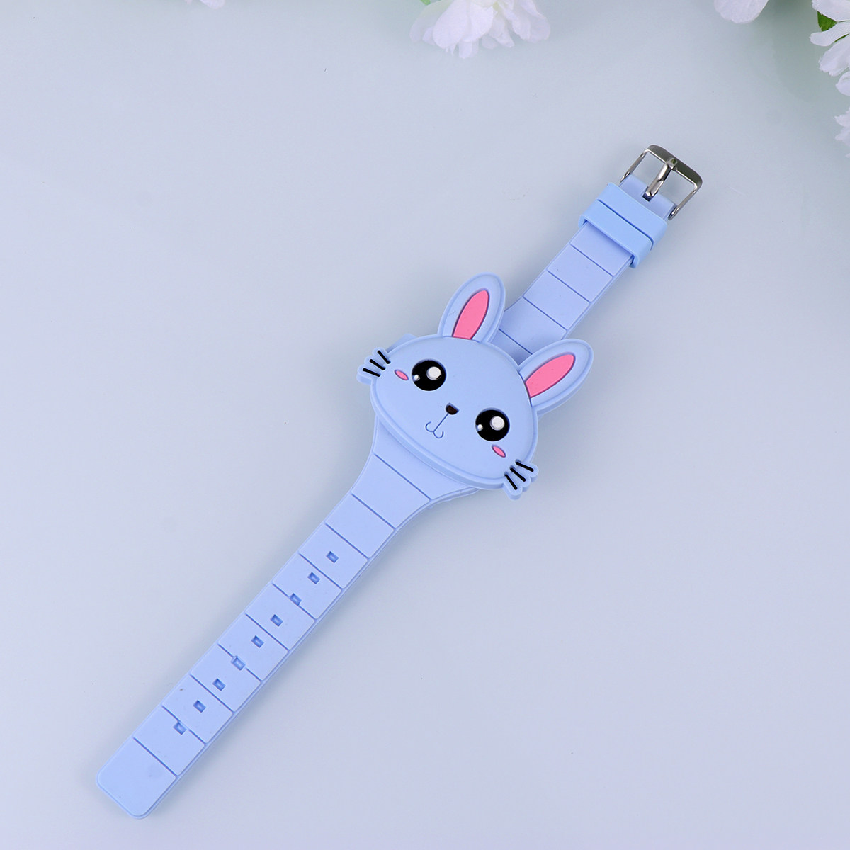 Reloj de silicona con LED y di - Luxury Watch White reseña y precio