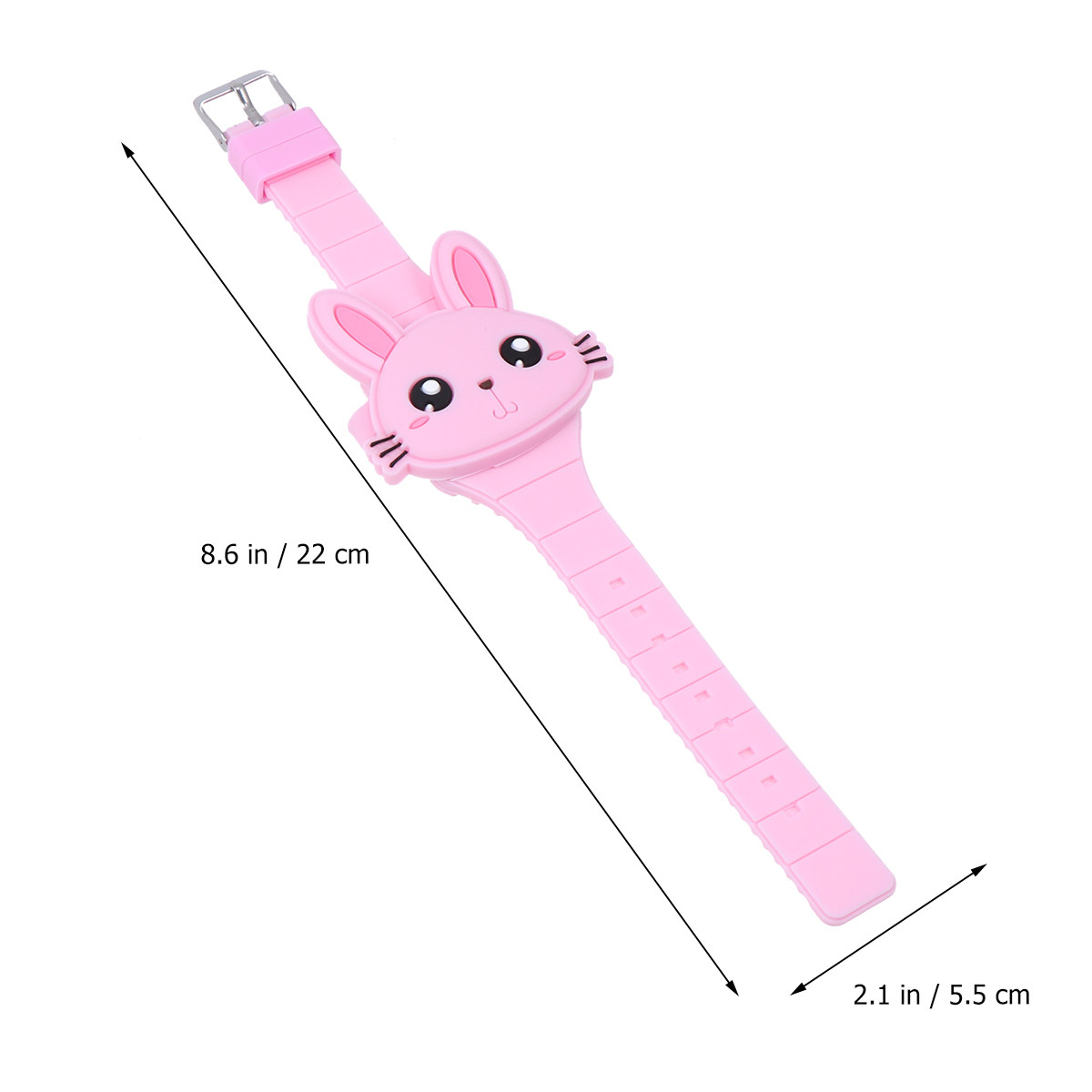 Reloj de silicona con LED y di - Luxury Watch White reseña y precio