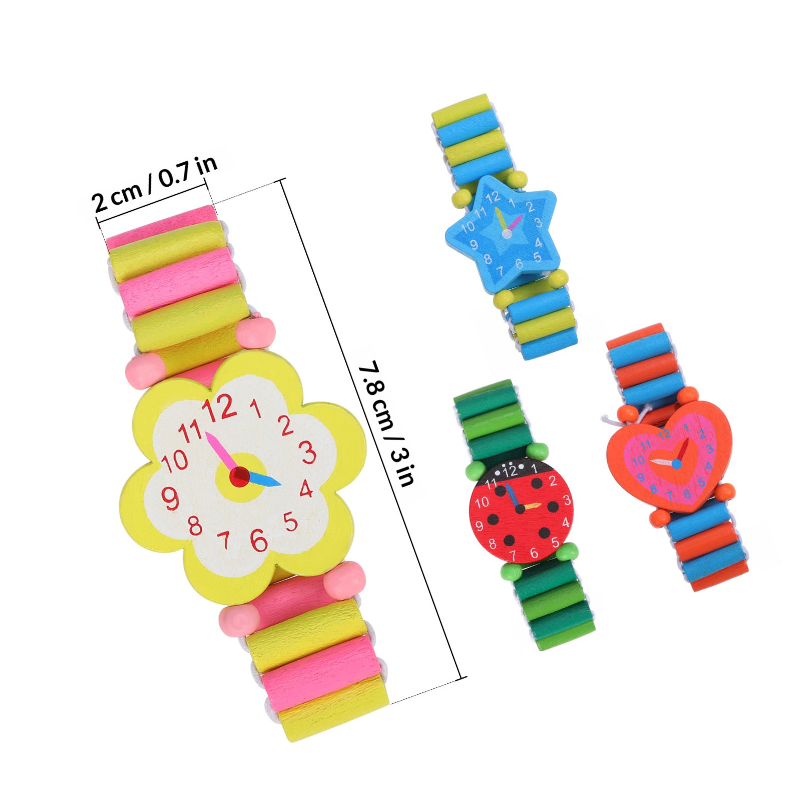 4 relojes de pulsera de madera - Luxury Watch White reseña y precio