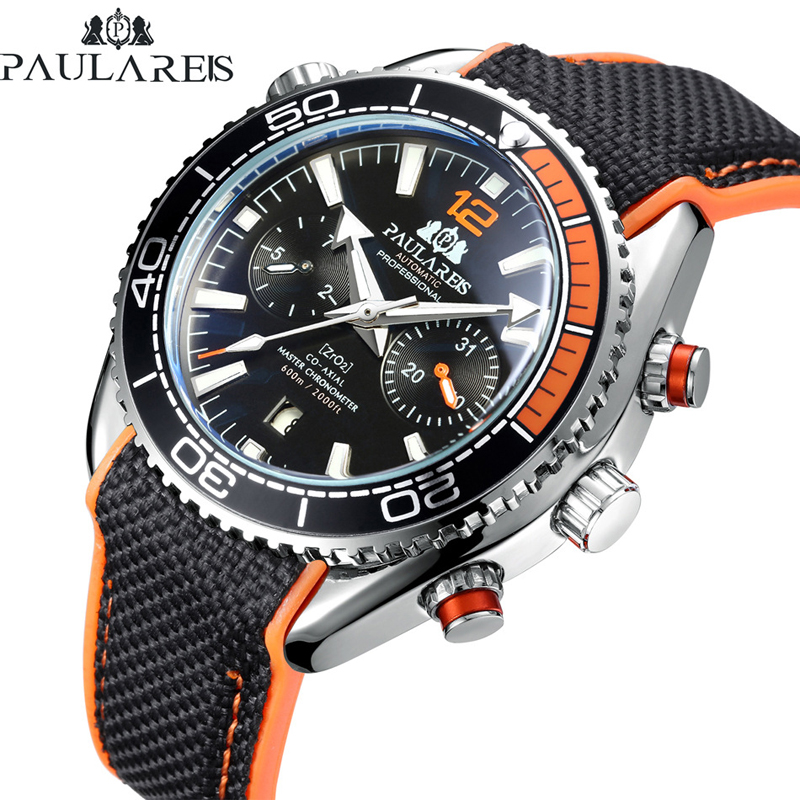 PAULAREIS P, reloj mecánico au - Luxury Watch With Rubber Strap reseña y precio