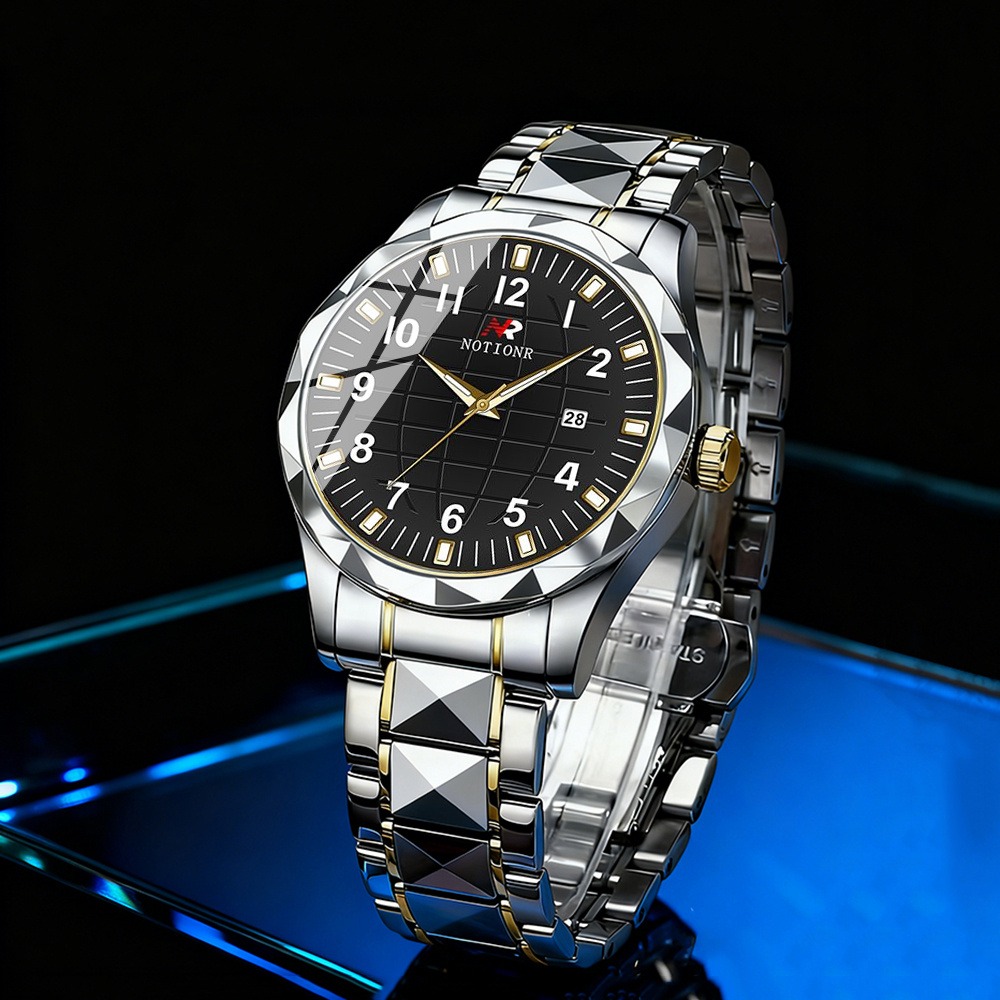 Reloj de cuarzo para hombre, c - Luxury Watch Black reseña y precio