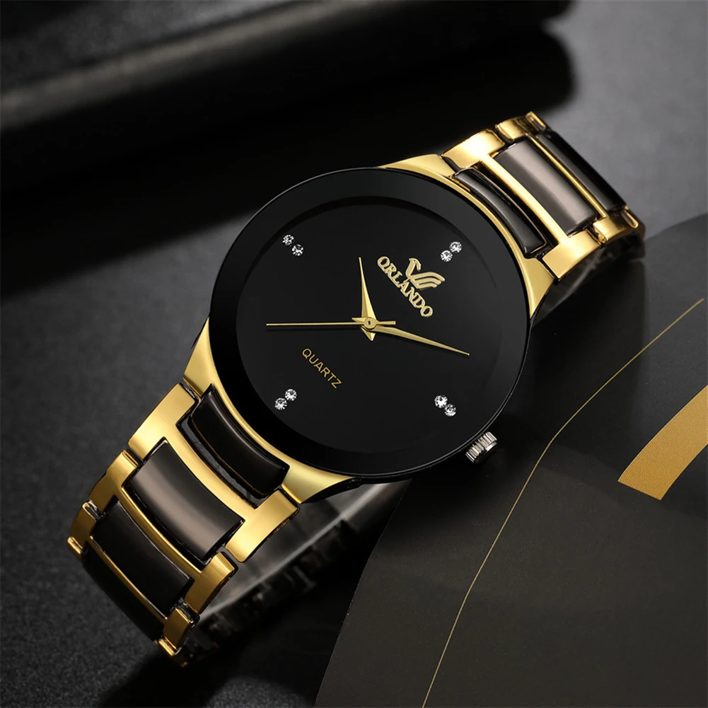 Relojes para hombre 20224, rel - Luxury Watch Gold And Black reseña y precio