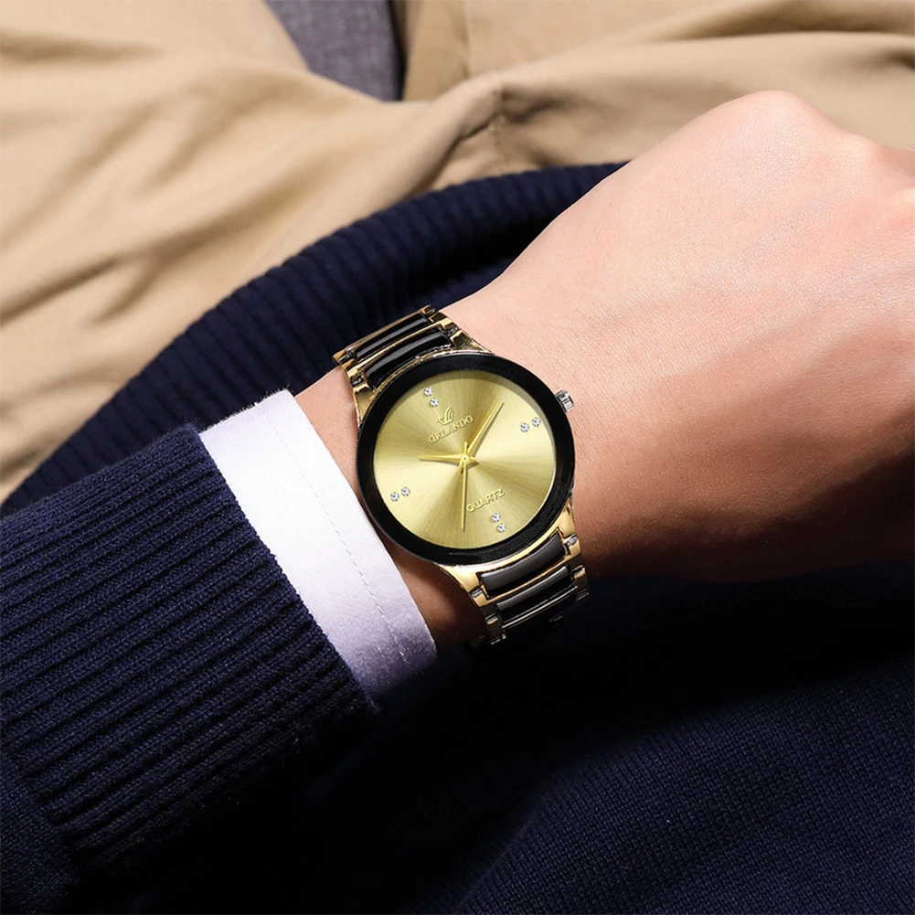 Relojes para hombre 20224, rel - Luxury Watch Gold And Black reseña y precio