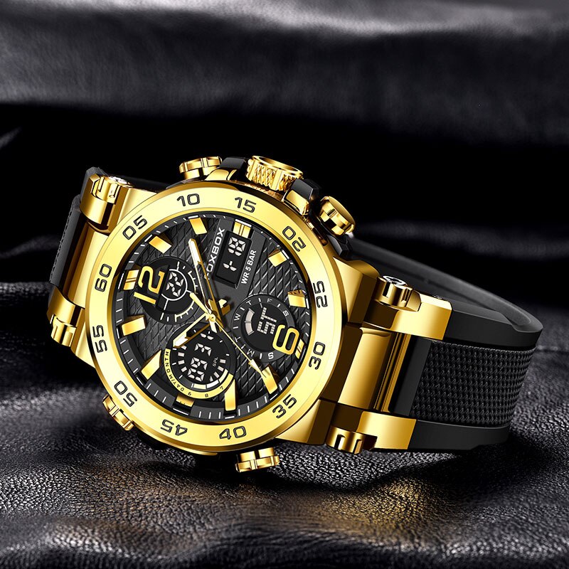 FOXBOX-Reloj de negocios para  - Luxury Watch Collection Box reseña y precio