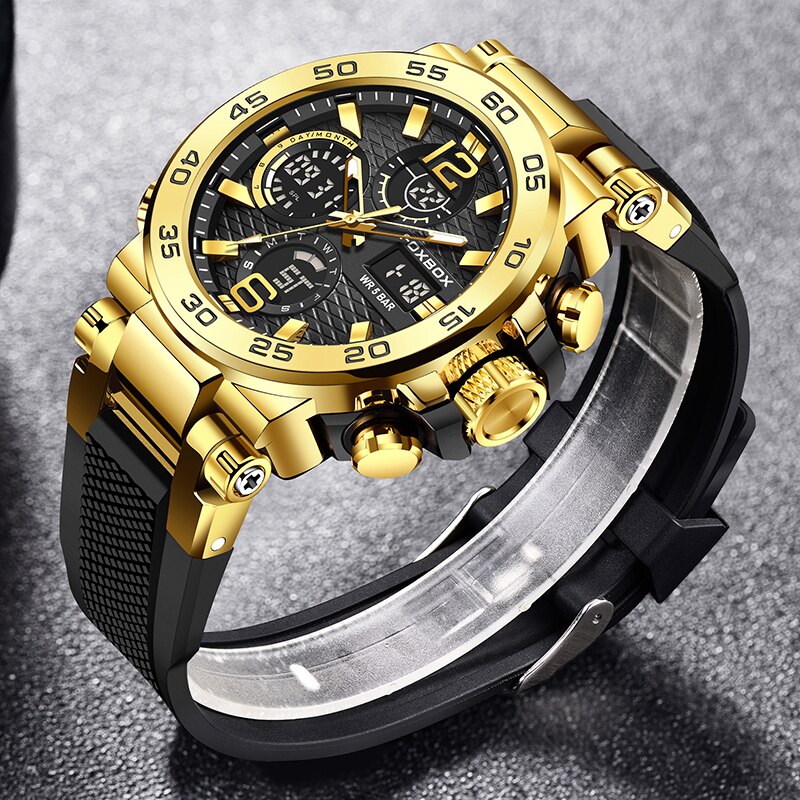FOXBOX-Reloj de negocios para  - Luxury Watch Collection Box reseña y precio